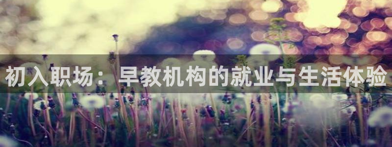 威九国际w98：初入职场：早教机构的就业与生活体验