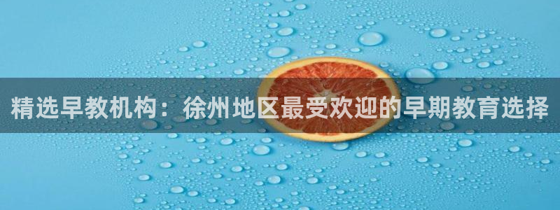 威九国际演员名单：精选早教机构：徐州地区最受欢迎的早期教育选择