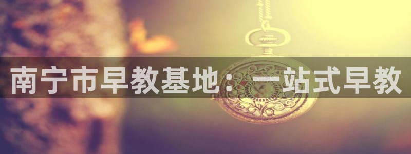 威九国际在哪里:南宁市早教基地:一站式早教