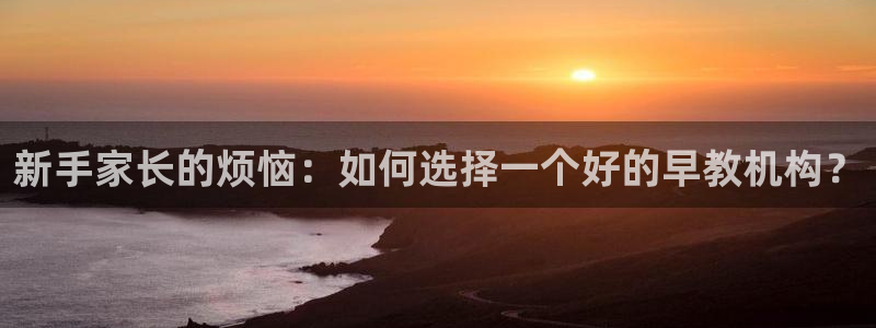 威九国际免费版:新手家长的烦恼:如何选择一个好的早教机构?